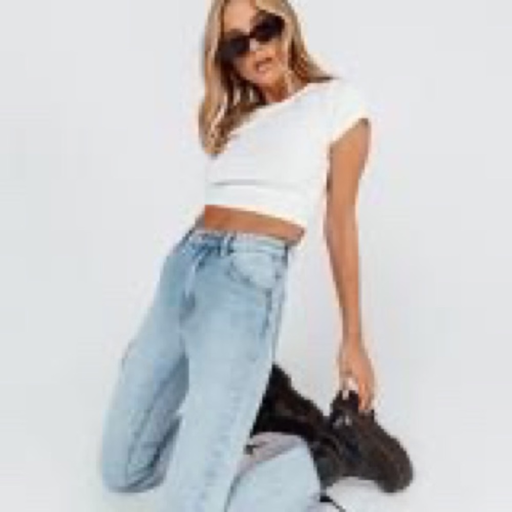 Princess Polly Rolla’s old stone jeans size 4 - Picture 5 of 5